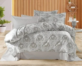 Постельное белье Cottony Обои Poplin Beige (3 предмета), 220x150 см купить в Кишиневе. Фото 1