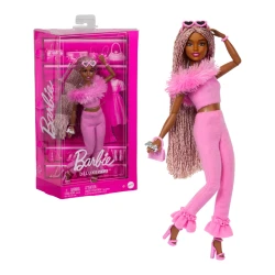 Păpușă Barbie Deluxe Style HYV28, cu codițe, în costum roz cumpăra în Chișinau. Foto 1