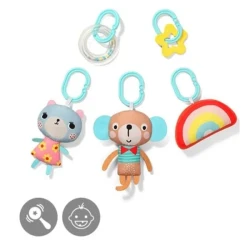 Коврик для детей BabyOno Fun Journey Голубой, 90x90×52 см купить в Кишиневе. Фото 2