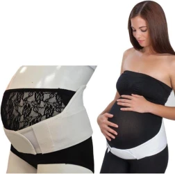 Centură abdominală pentru susținere prenatală BabyJem Albă, Mărimea XL (111-120 cm) cumpăra în Chișinau. Foto 6