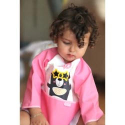 Bavetă din poliester BabyJem Poly Bib Pink cumpăra în Chișinau. Foto 2
