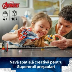 Конструкторы Lego Marvel Captain America Vs. Thanos, 107 элементов купить в Кишиневе. Фото 4