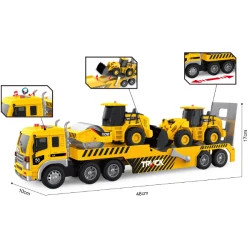 Set utilaje de construcții Wenyi cu fricțiune (lumini/sunete), scara 1:12 cumpăra în Chișinau. Foto 4