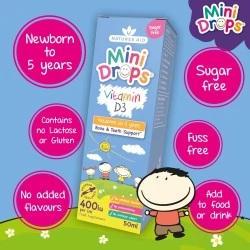 Капли детские Nature's Aid Vitamin D3, 50 мл купить в Кишиневе. Фото 5