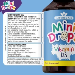 Капли детские Nature's Aid Vitamin D3, 50 мл купить в Кишиневе. Фото 4