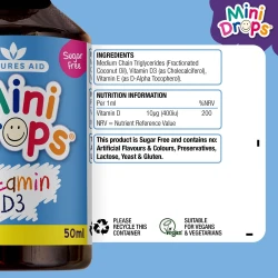 Капли детские Nature's Aid Vitamin D3, 50 мл купить в Кишиневе. Фото 3