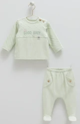 Комплект из 2 штук Caramell Good Baby Turquoise & Yesil (6-9М) купить в Кишиневе. Фото 1