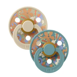 Suzetă rotundă din latex Bibs Liberty June Blossom Vanilla & Hush (6-18 luni), 2 buc. cumpăra în Chișinau. Foto 1