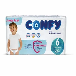 Scutece Confy Jumbo Premium 6 (15+ kg), 42 buc. cumpăra în Chișinau. Foto 2