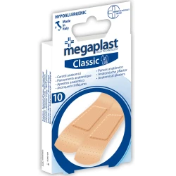 Пластырь Megaplast Classic Бежевый, 7x2 см, 10 шт купить в Кишиневе. Фото 1