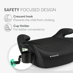 Inaltator auto-buster 125-150 cm (i-Size) KikkaBoo i-Go 2 Black cumpăra în Chișinau. Foto 7