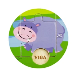 Puzzle din lemn Safari, 9 elemente cumpăra în Chișinau. Foto 2