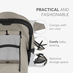 Прогулочная коляска Kikkaboo Cloe Black купить в Кишиневе. Фото 7