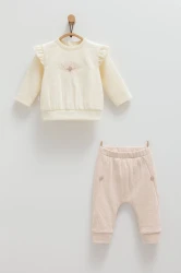 Комплект из 2 штук Caramell Rose Baby Somon (9-12М) купить в Кишиневе. Фото 1