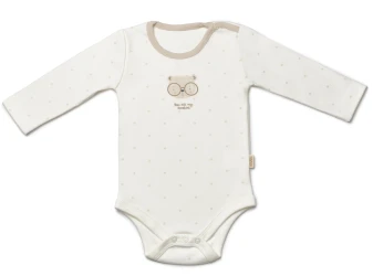 Боди с длинным рукавом BabyCosy Beige, 3 шт. (18-24М) купить в Кишиневе. Фото 6