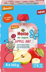 Пюре Holle Bio Organic из яблока-банана-груши (6 мес+), 4x100 г купить в Кишиневе. Фото 1