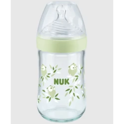 Бутылочка стеклянная NUK Nature Sense 240 мл  купить в Кишиневе. Фото 5