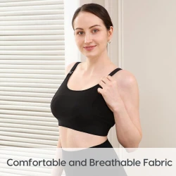 Бюстгальтер для сцеживания Momcozy hands-free Black, размер L купить в Кишиневе. Фото 4