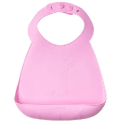 Слюнявчик из силикона WeeBaby Prime Розовый, Оранжевый, Фиолетовый, Голубой купить в Кишиневе. Фото 1