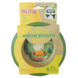 Set farfurii Nuby Bamboo 2 buc cumpăra în Chișinau. Foto 1