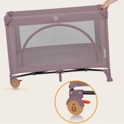 Кроватка манеж Lionelo Laura Pink Nude купить в Кишиневе. Фото 14