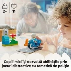 Set construcție Lego Duplo Blue Police Motorcycle, 11 elemente cumpăra în Chișinau. Foto 4