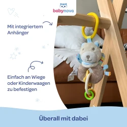 Jucărie zornăitoare de pluș Baby Nova „Ursuleț” cumpăra în Chișinau. Foto 4