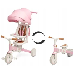 Трехколесные велосипеды 3 в 1 Caretero Faro Pink купить в Кишиневе. Фото 4