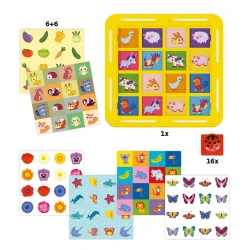 Настольная игра Quercetti Memory Game FantaMemo Ladybug купить в Кишиневе. Фото 4