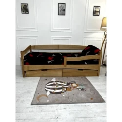 Pat Goydalka Afina Natural cu sertar, 190x80 cm cumpăra în Chișinau