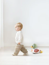 Jucărie interactivă Hola Toys Pull Along Learning & Soothing Duck Family cumpăra în Chișinau. Foto 4