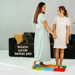 Covoraș ortopedic pentru copii Ortoto Puzzle Intensive Barefoot Path, 30×30 cm, 6 buc. cumpăra în Chișinau. Foto 4