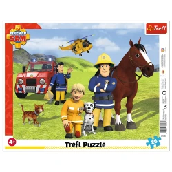Пазл Trefl Frame Prism A&D Fireman Sam Always on guard, 25 элементов купить в Кишиневе. Фото 1