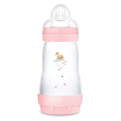 Бутылочка антиколиковая из пластика MAM Perfect Start Sealife Girl, 260 мл купить в Кишиневе. Фото 1