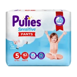 Подгузники-трусики Pufies Sensitive 4 (12-18 кг), 42 шт. купить в Кишиневе. Фото 1
