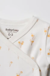 Боди с длинным рукавом BabyCosy Orange & Ivory, 2 шт. (3-6М) купить в Кишиневе. Фото 9