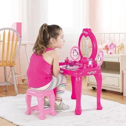 Măsuță de toaletă pentru copii cu scăunel Dolu Unicorn, roz cumpăra în Chișinau. Foto 4