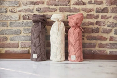 Чехол для бутылочки Jollein Spring Knit Chestnut купить в Кишиневе. Фото 3