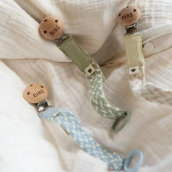 Lanț pentru suzetă Bibs Baby Blue & Ivory cumpăra în Chișinau. Foto 2