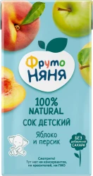 Suc măr-piersic ФрутоНяня (5 luni+), 200 ml cumpăra în Chișinau. Foto 1