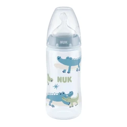 Бутылочка пластиковая NUK First Choice Crocodile 300 мл купить в Кишиневе. Фото 1