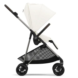 Прогулочная коляска с реверсивным блоком Cybex Melio B Cotton White купить в Кишиневе. Фото 5