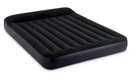 Надувной матрас Intex Velur Queen Classic Downy с изголовьем и встроенным электрическим насосом 220 В купить в Кишиневе. Фото 1