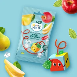 Bucati de fructe ФрутоНяня Codite Mere-Para (12 luni+), 15 gr cumpăra în Chișinau. Foto 3