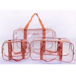 Set 3 genti transparente pentru maternitate EcoNova Joy Orange cumpăra în Chișinau. Foto 1