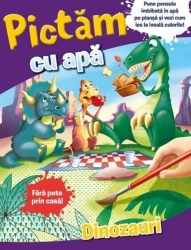 Carte de colorat Dinozauri. Pictăm cu apă cumpăra în Chișinau. Foto 1