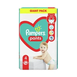 Подгузники-трусики Pampers Pants 4 (9-15 кг), 66 шт. купить в Кишиневе. Фото 1