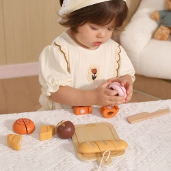Игровой набор из дерева Режем продукты Viga PolarB Cutting Bread купить в Кишиневе. Фото 6