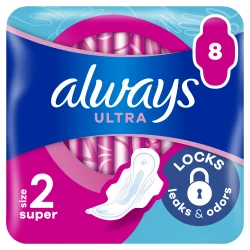 Прокладки Always Ultra Super 2, 8 шт. купить в Кишиневе. Фото 1