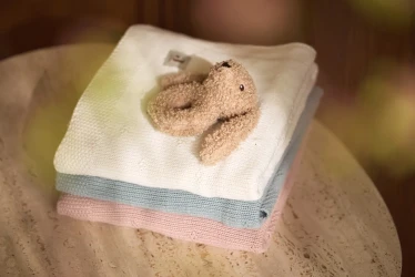 Пледик Jollein Cosy Knit Wild Rose, 100x150 см купить в Кишиневе. Фото 7